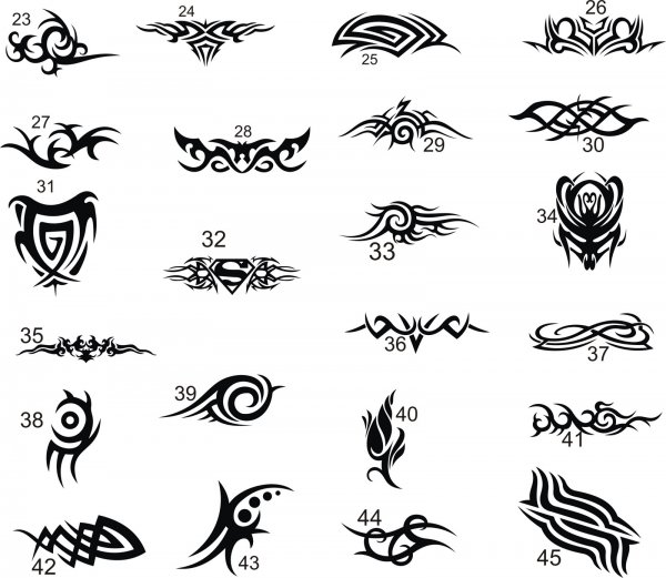 Красивые символы для тату