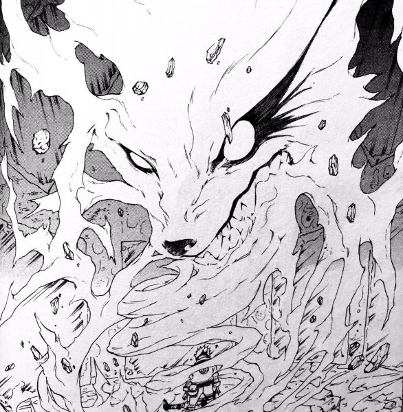 Наруто в Покрове Девятихвостого Манга