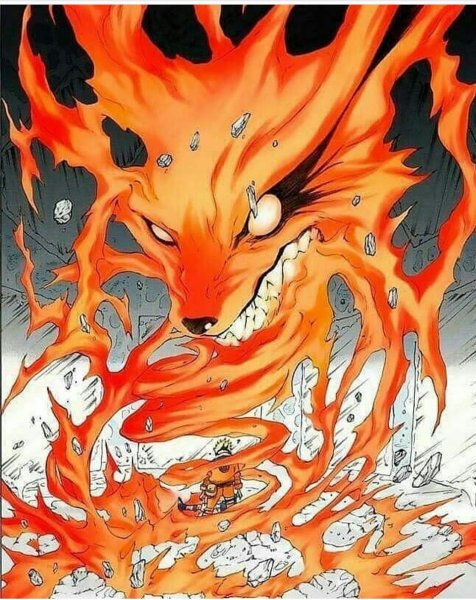 Наруто Узумаки демон Лис