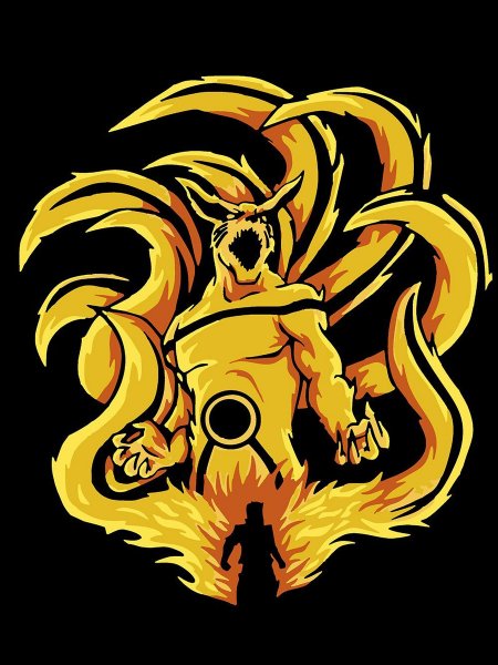 Татуировки аниме Наруто курама