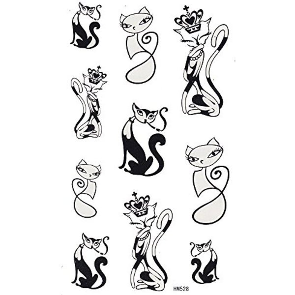 Татуировки для девушек кошки эскизы