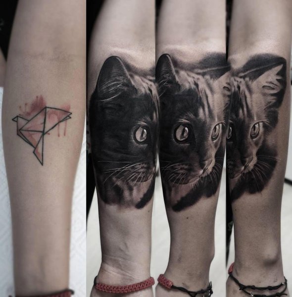 Эскизы тату для перекрытия для девушек