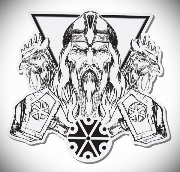 Славянский Бог Перун тату