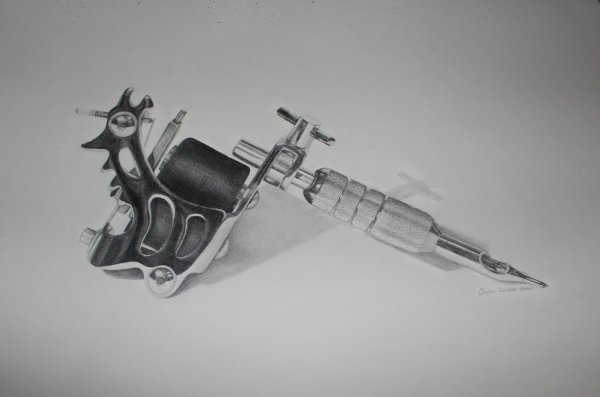 Миниатюра тату машинка