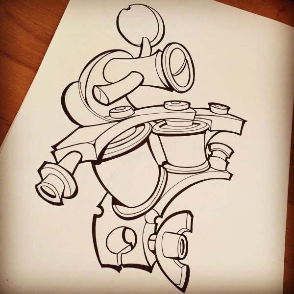 Tattoo машинки эскизы