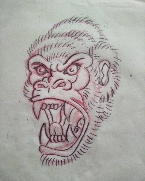 Обезьяна Олд скул