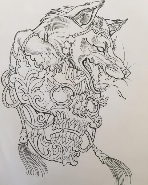 Тату эскизы сложные