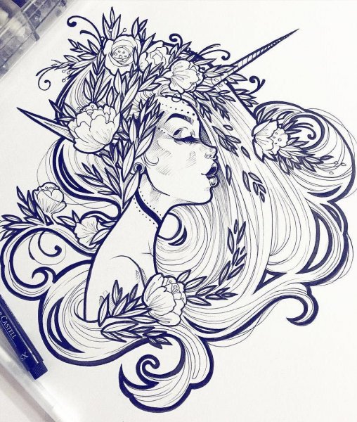 Тату эскизы сложные