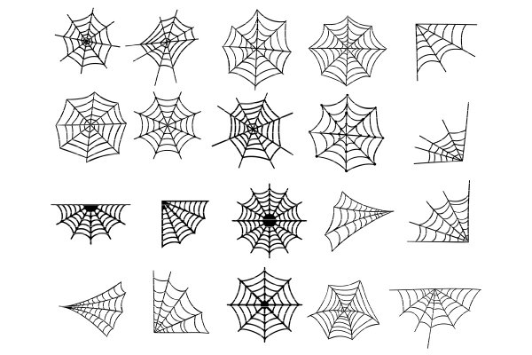 Паутина тату эскиз