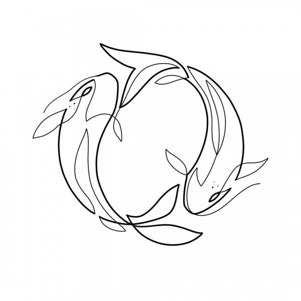 Тату рыбы эскизы