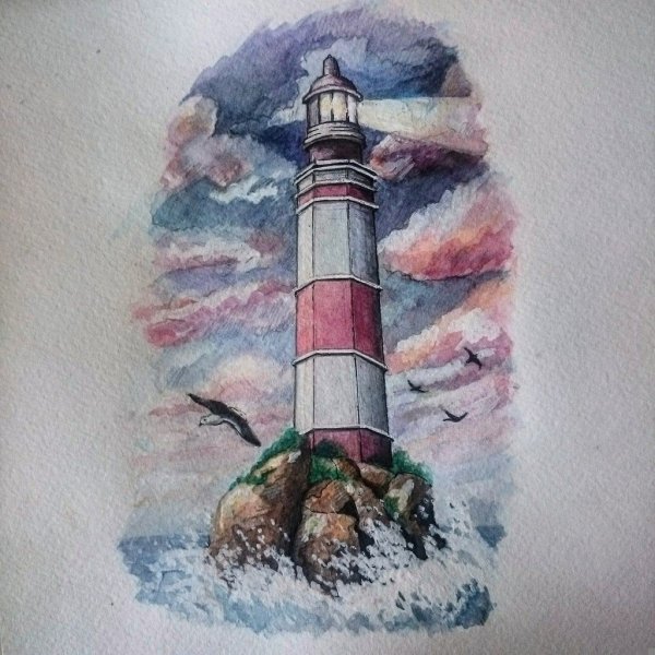 Тату Маяк Графика