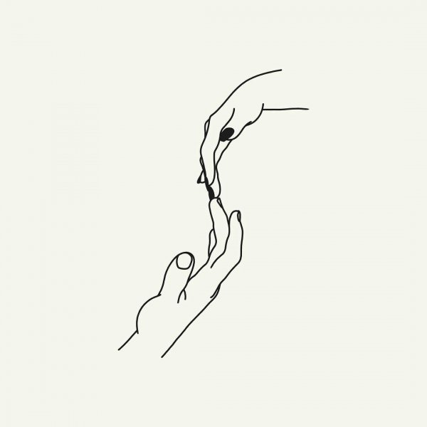 Минимализм одной линией руки