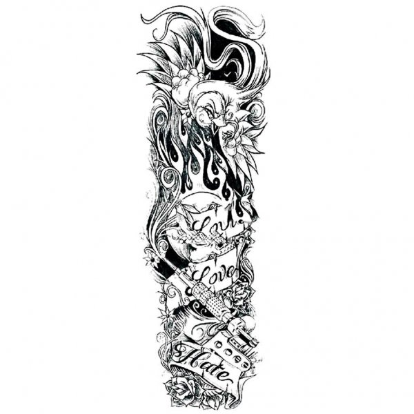 Эскиз рукава для мужчин