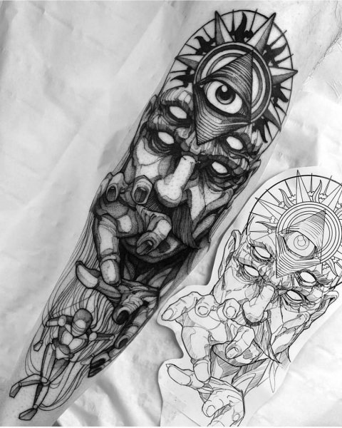 Fredao Oliveira Tattoo предплечье