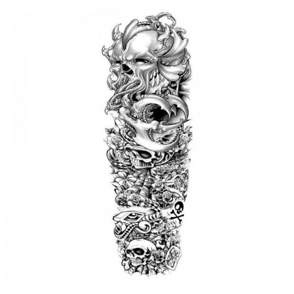 Тату рукав для мужчин эскизы