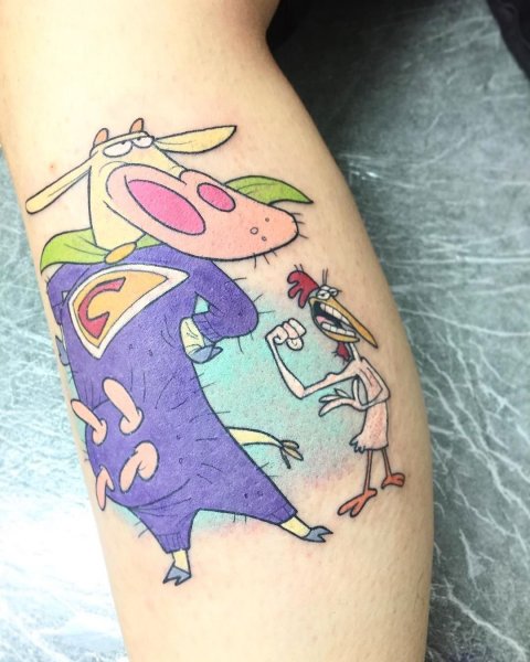 Прикольная маленькая тату