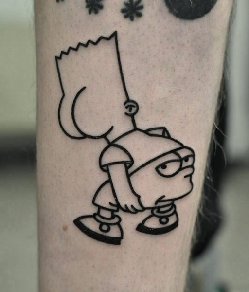 Прикольные простые тату