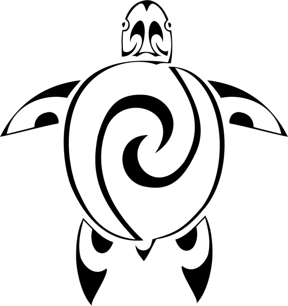 Полинезийская черепаха тату