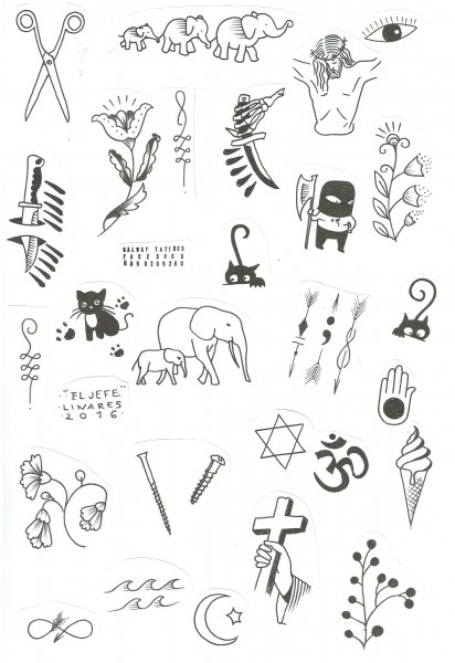 Тату эскизы маленькие