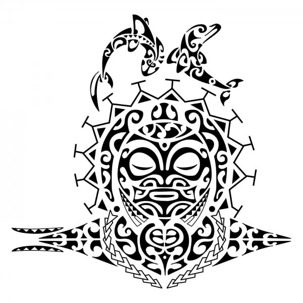 Тату Маори Полинезия