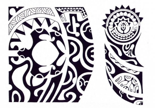 Эскизы тату Полинезия и Маори