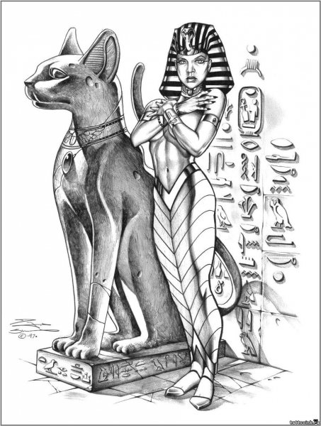 Египетские Татуировки эскизы