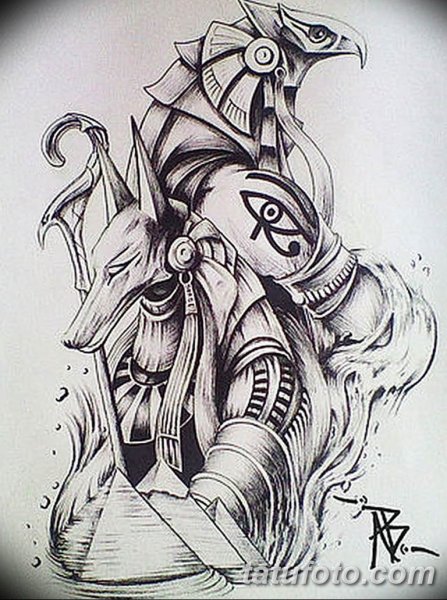 Эскиз фараон древний Египет