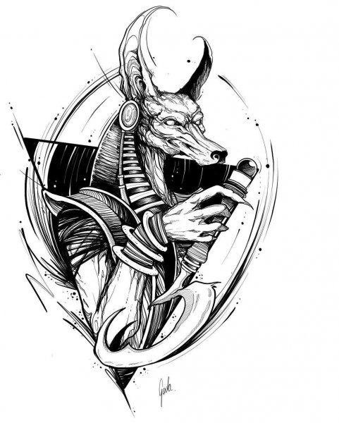 Египетская царица Нефертити тату