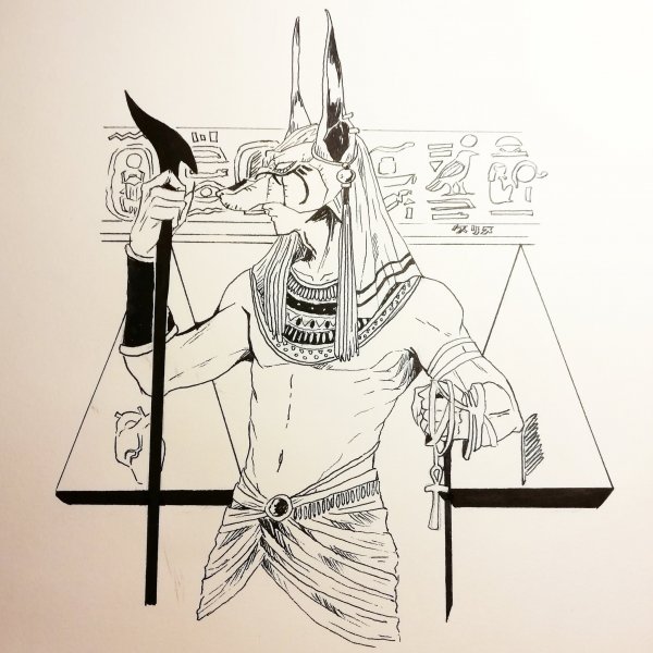 Тату в стиле Египта эскизы