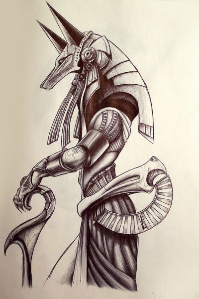 Анубис эскиз