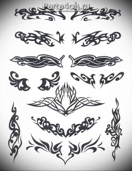 Тату узоры для девушек
