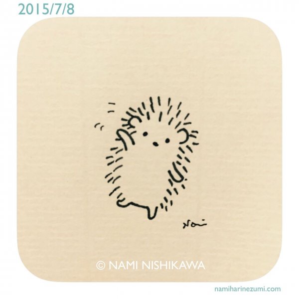 Ежик одной линией