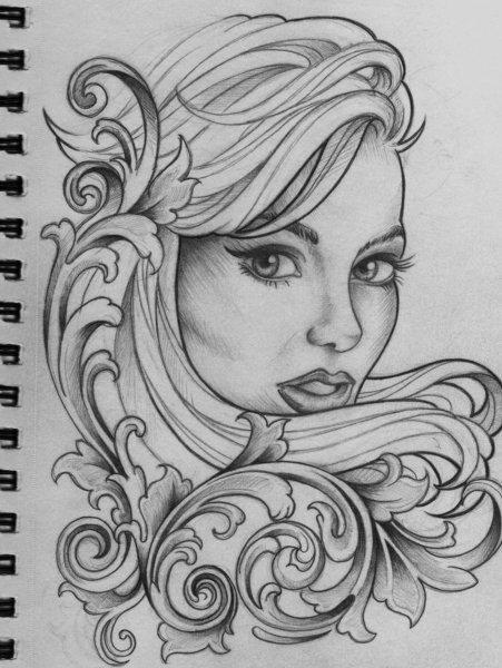 Эскизы татуировок для девушек