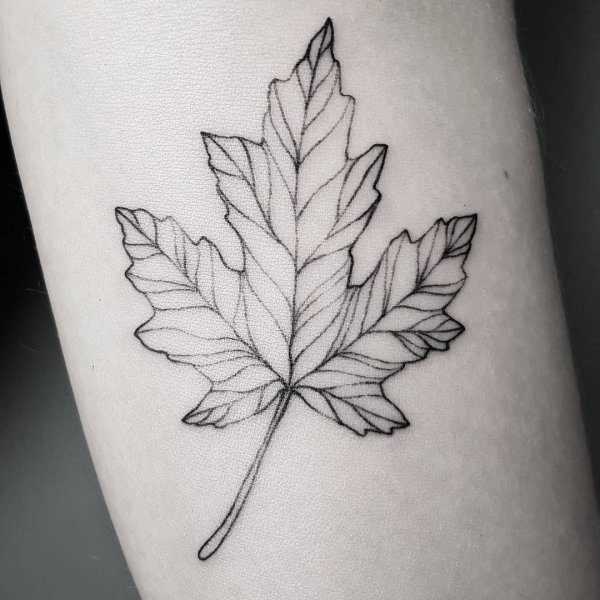 Красивые тату на листе