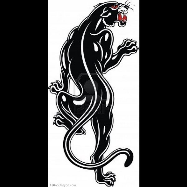 Пантера эскиз