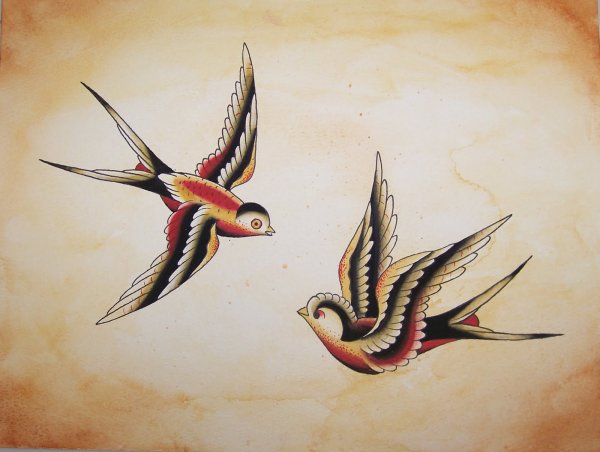 Ласточка стилизация