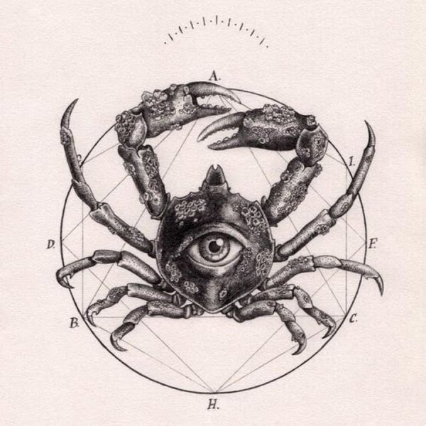 Тату краба на руке