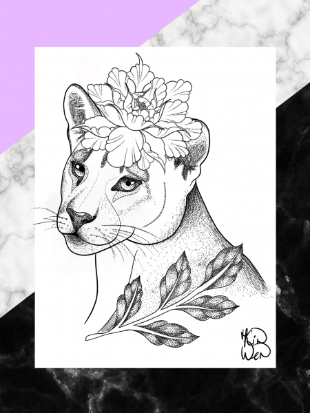 Татуировка львица эскизы