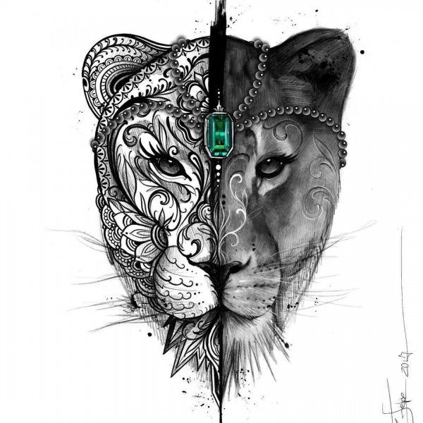 Львица дотворк