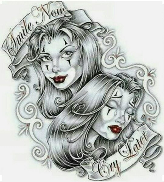 Чикано Близнецы эскизы