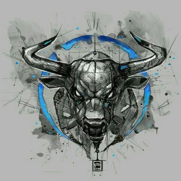 Татуировки быка эскизы