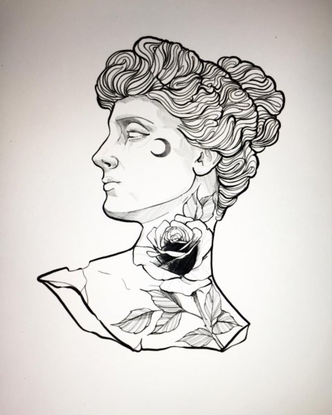 Стилизованная голова