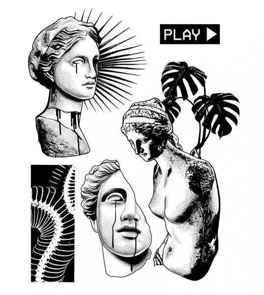 Эстетические тату эскизы