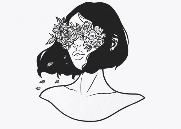 Черно белые рисунки Эстетика