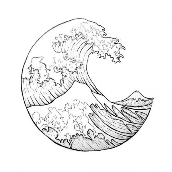 Эскизы тату море