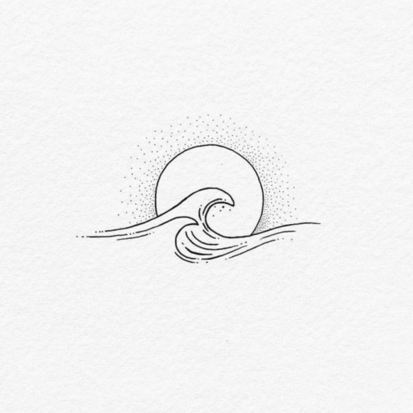 Волна эскиз