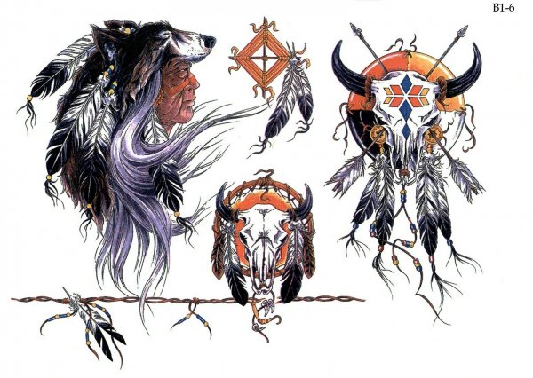 Индейские тату