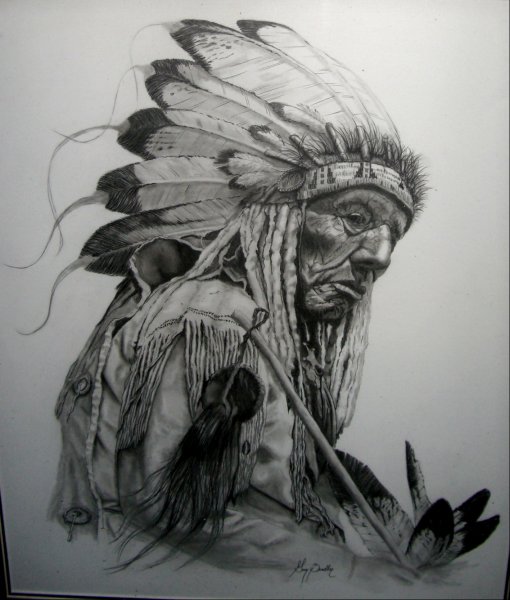 Тату Чикано индеец