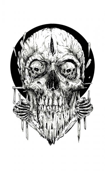 Маленькие мрачные тату эскизы