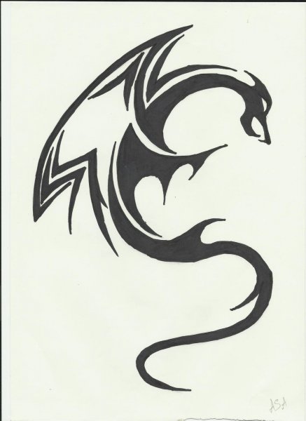 Простые Татуировки маркером